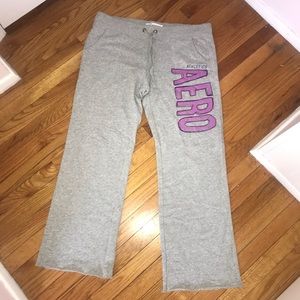 Aeropostale Grey Logo Sweatpants
